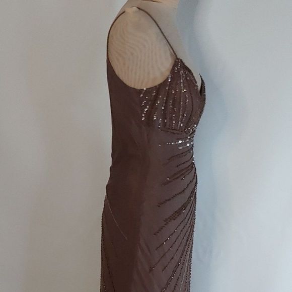 (32)  New Cassandra Stone Beaded and Sequined Dress - Picture 2 of 5